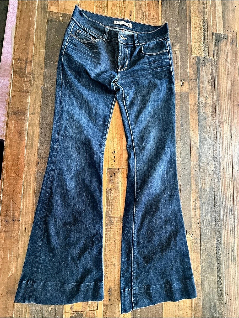Vintage 2000s J Brand Lovestory Flare Jean Jeans in Ink Blue Waist 28